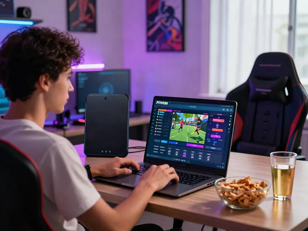 Engaging gaming experience on FIVE88 platform showcasing vibrant betting options and a dynamic user environment.