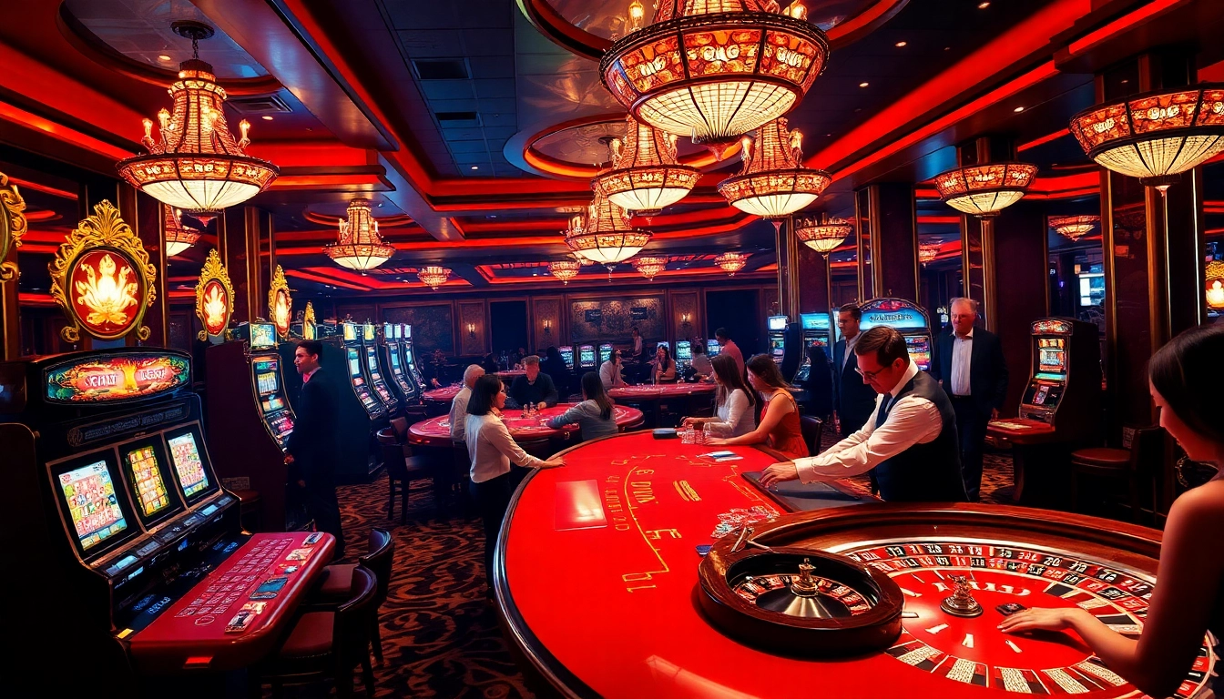 Experience the excitement of c54.gb.net's luxurious casino atmosphere with vibrant gambling elements.