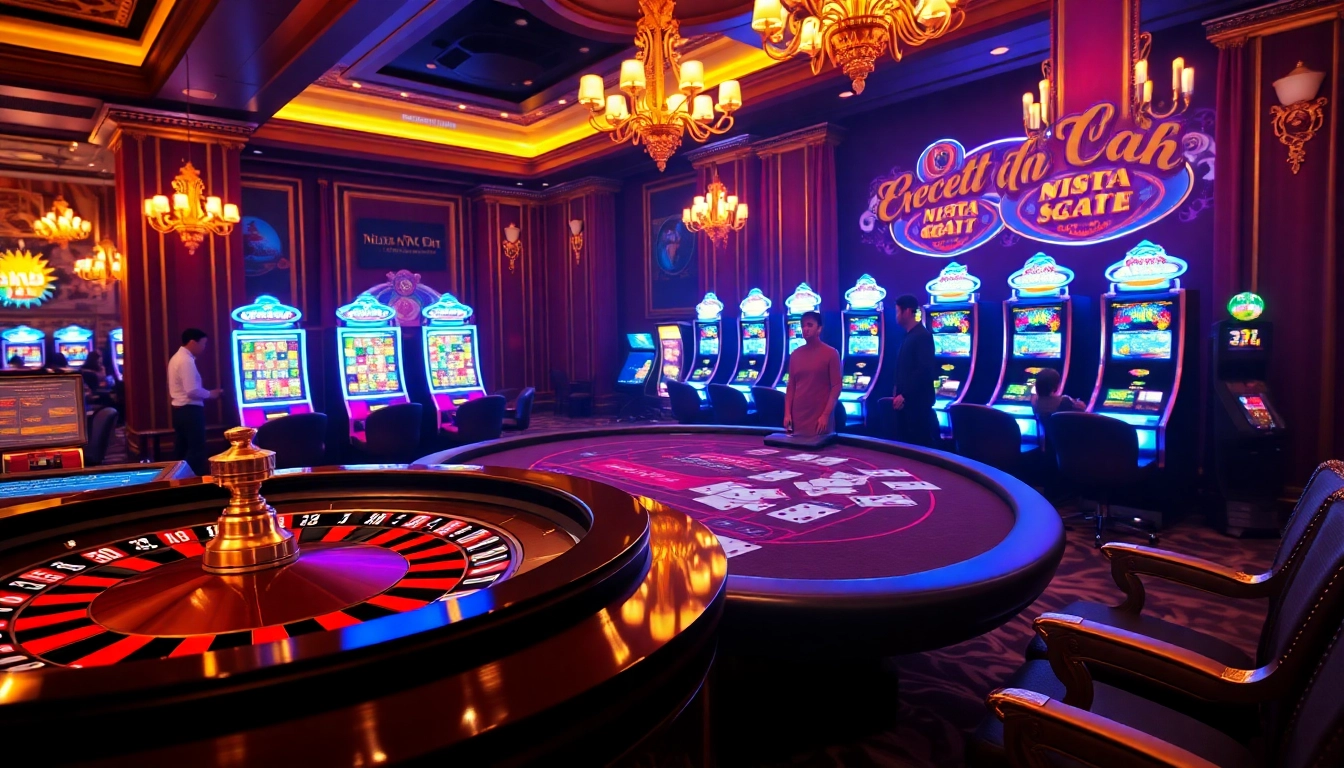 Engaging gamblers at Nhà Cái NBET with vibrant casino activities and thrilling games.