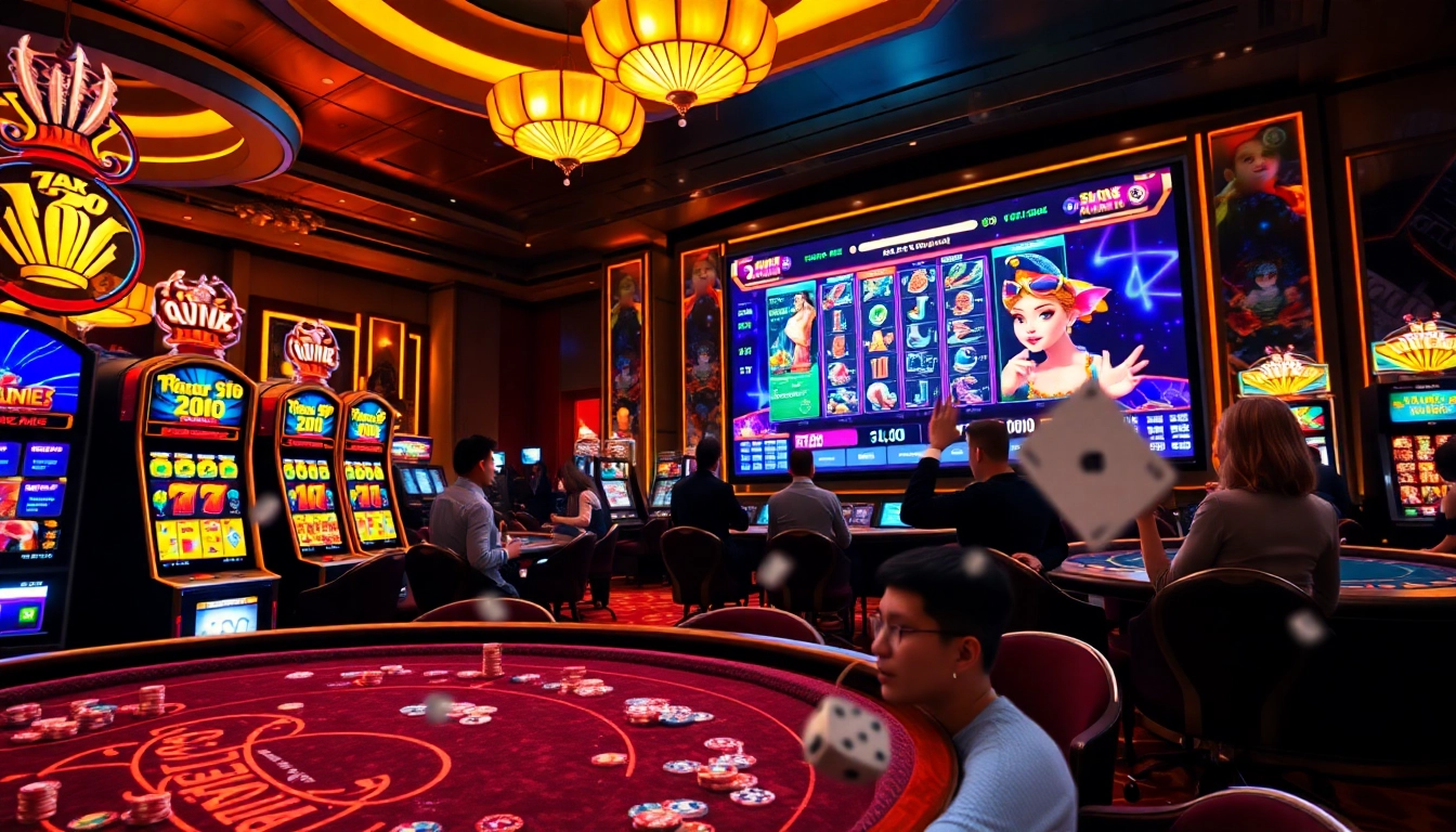Experience thrilling gambling action at nohu90 with vibrant slot machines and exciting poker games.