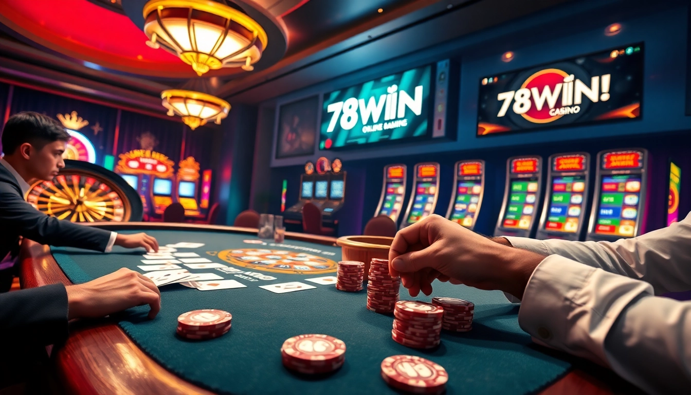 Experience the thrills of 78WIN with vibrant poker gameplay and elegant casino elements.