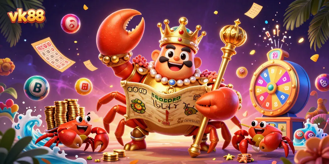 Engage in thrilling gaming at vk 88 with a celebration of vibrant prizes and animated characters.