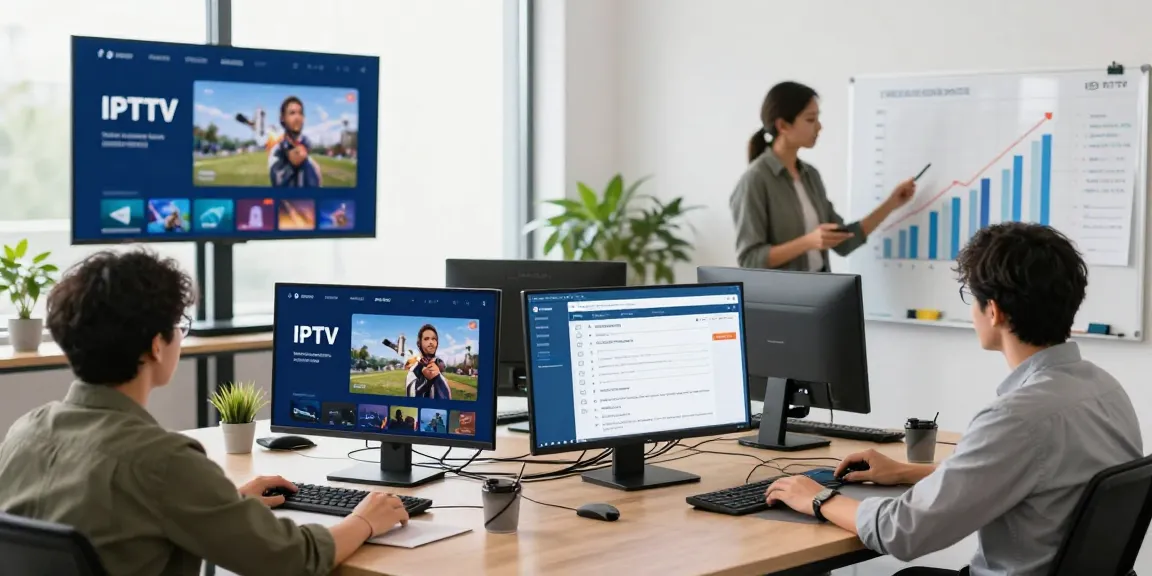 The Best IPTV Panel Provider for local services, showcasing trusted providers and professional contractors in a community setting.