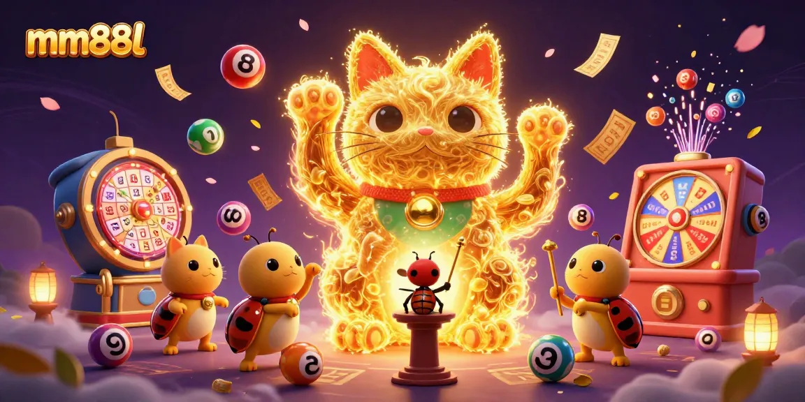 Engage with mm88l's vibrant casino world featuring playful golden fireflies and dynamic elements.
