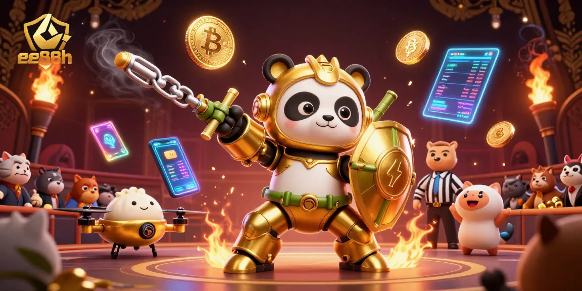Experience thrilling gameplay at ee88h with a dynamic 3D illustration of casino excitement.